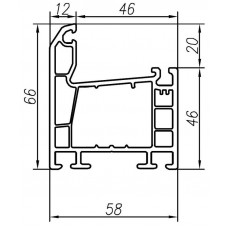 Рама оконная (66 мм) 3.058.01.