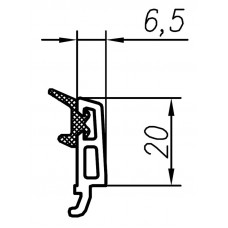 Штапик 32 мм 032.07.